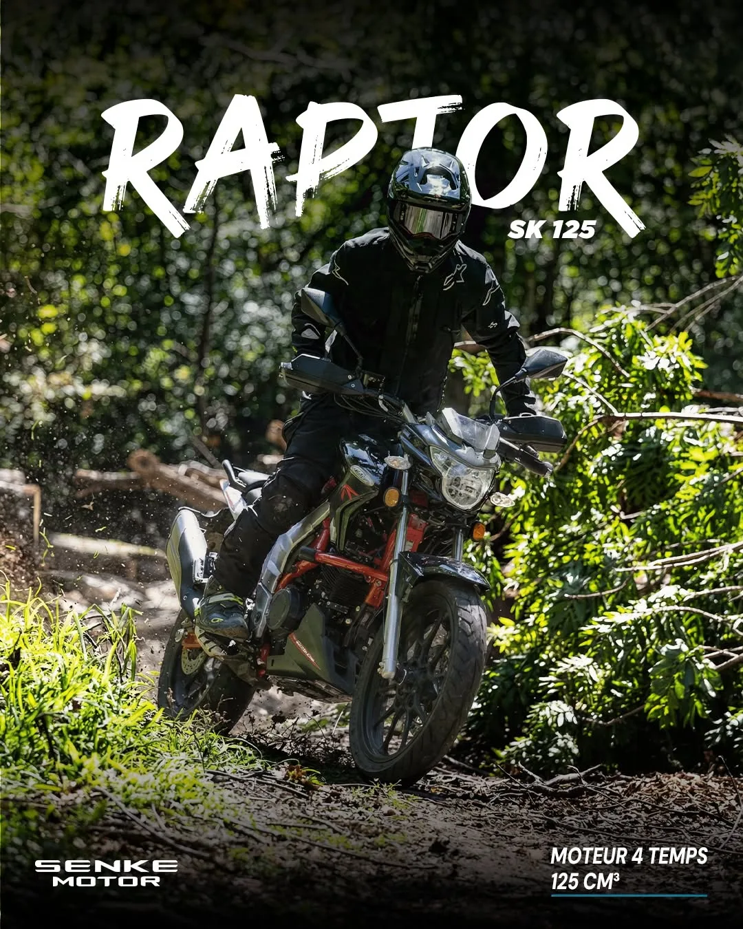 Senke Raptor على الطرق الوعرة
