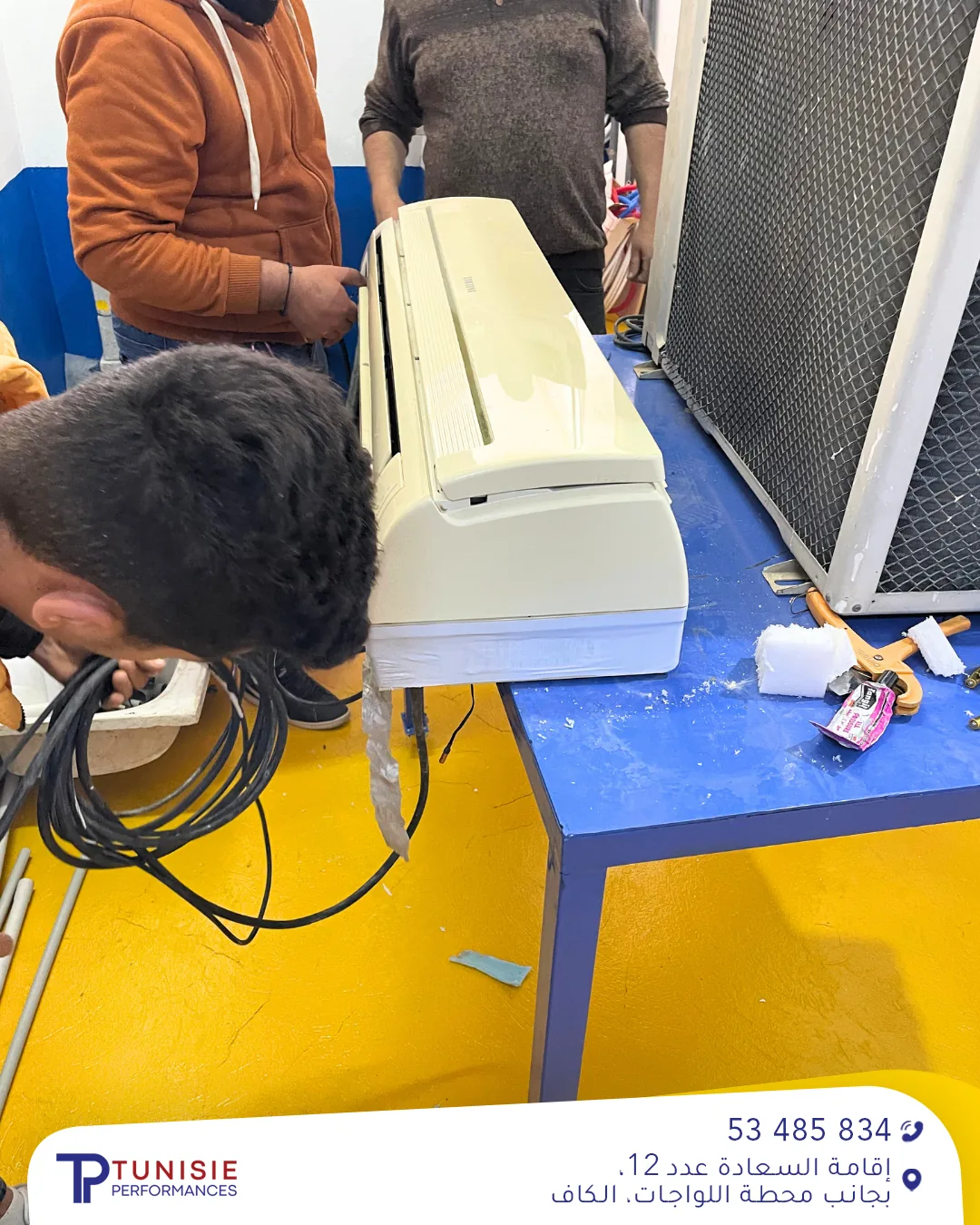 Air-conditioning workshop: hands-on with a split unit